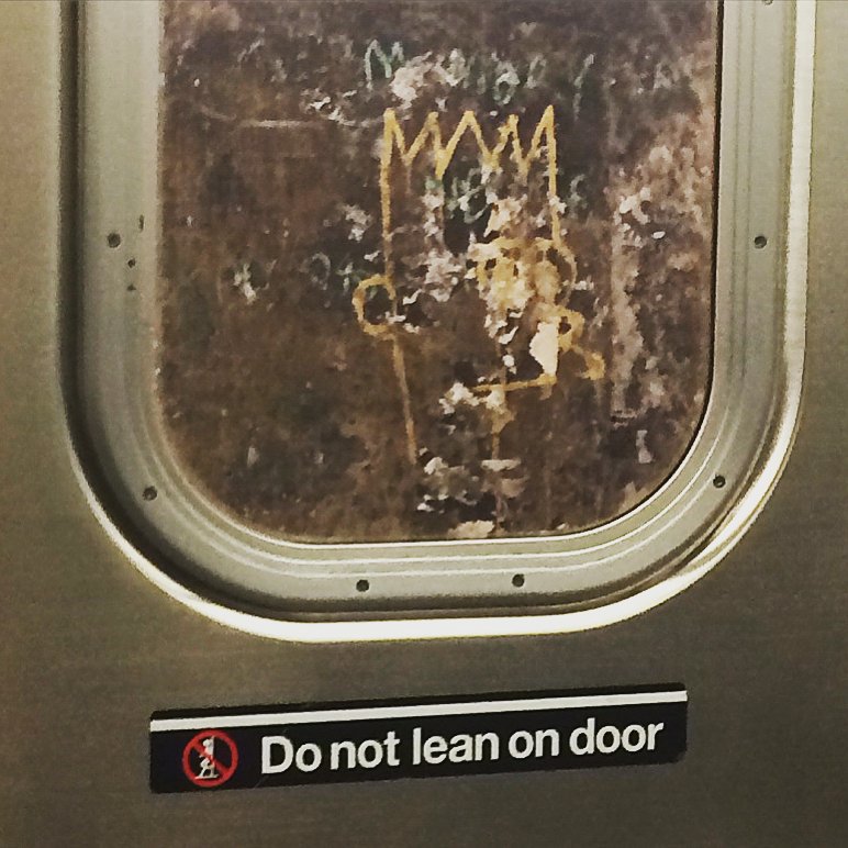 And the corollary to previous post: #bartiseverywhere #artiseverywhere #bartsimpson #mta #graffiti #ftrain