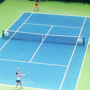 Let's go #simona #halep #halepeno #fightback #usopen women's semis!!!