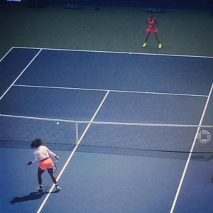 That wuz weird. Great play by #Vinci. #Serena still the #GOAT in my book. Wuz there 4 history just not the history we all expected. #noguarantees #usopen