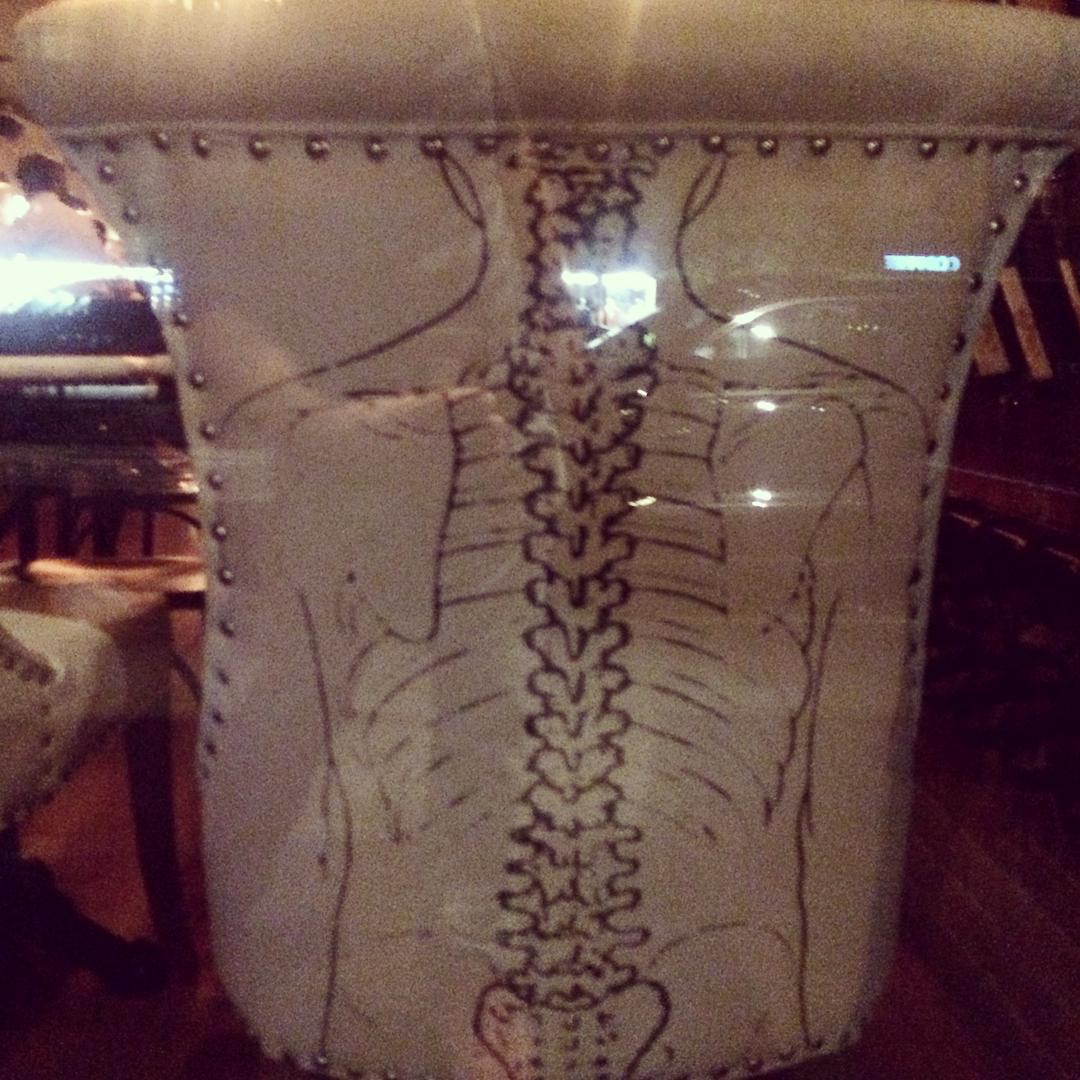 This is a #spine chair in #chelsea.