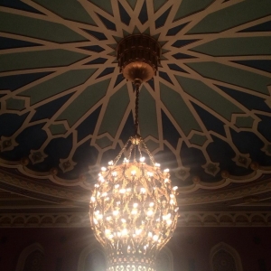 Pretty, pretty #newyorkcity #citycenter #fall4dance last night. #nosebleedseats are close to the pretty chandelier.