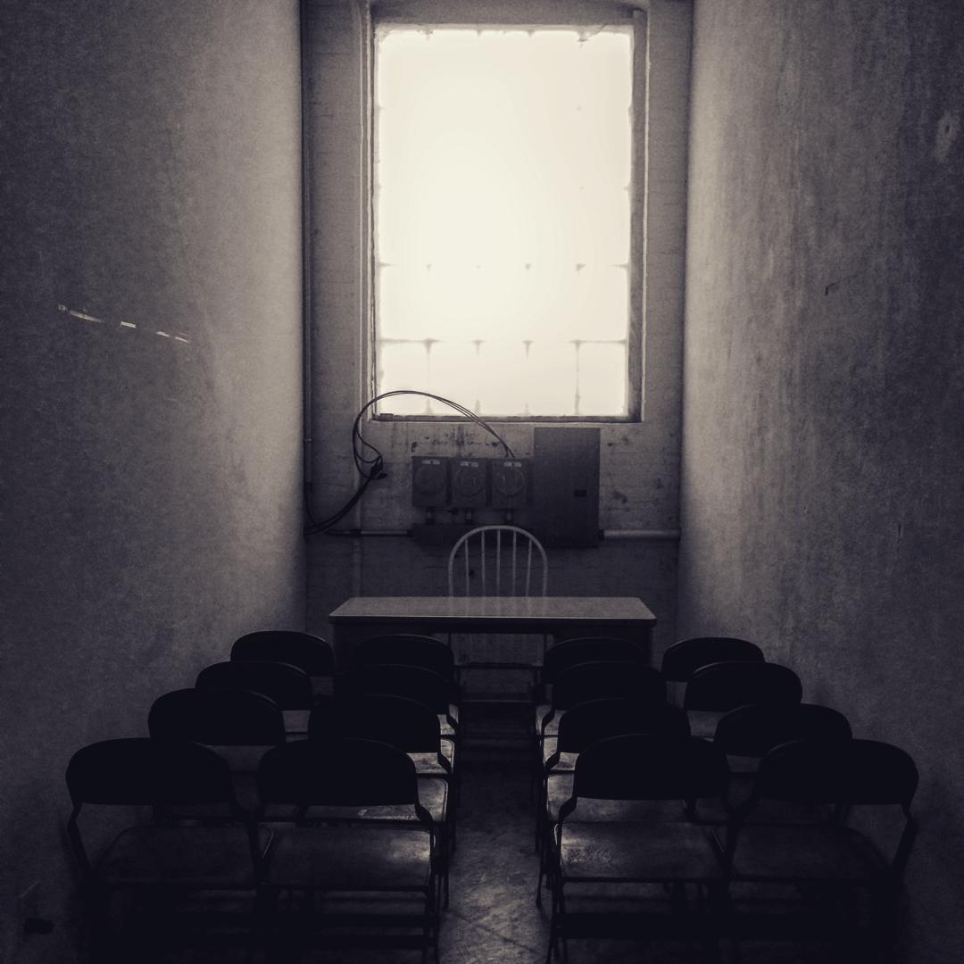 #spooky #studio sanctuary #installation outside my door. #whomadethat?