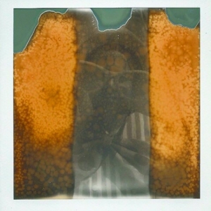 #tbt #burningman #burners #polaroid @impossible_hq #bxw plus #gold #impossibleproject #scaryclown #beautifulaccidents