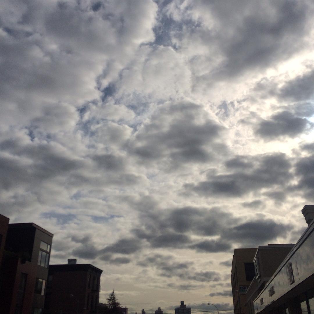 My #morning walk to work #clouds #gowanus #brooklyn #thirdstreet #prettyprettynewyorkcity