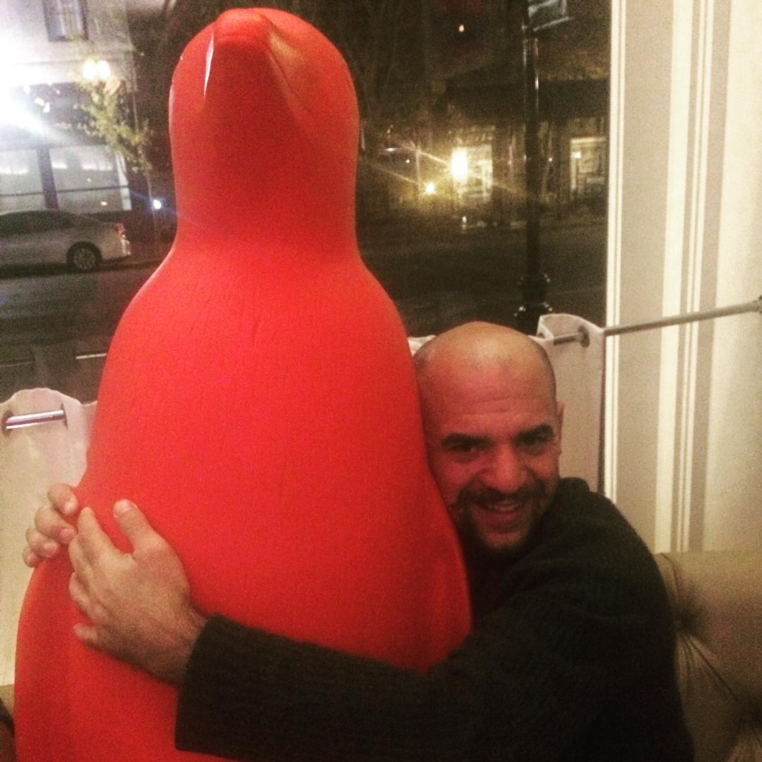 I've met someone new, @eddiemgbol. #Proof on main, #louisville new #penguin #bestie