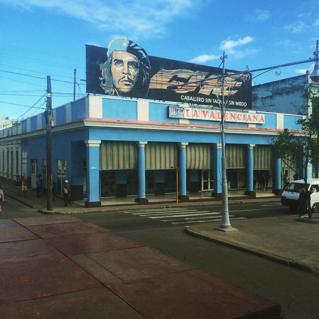 Some good #Che #CheGuevara imagery in #Cienfuegos #Cuba. "Caballero sin tacha y sin miedo"