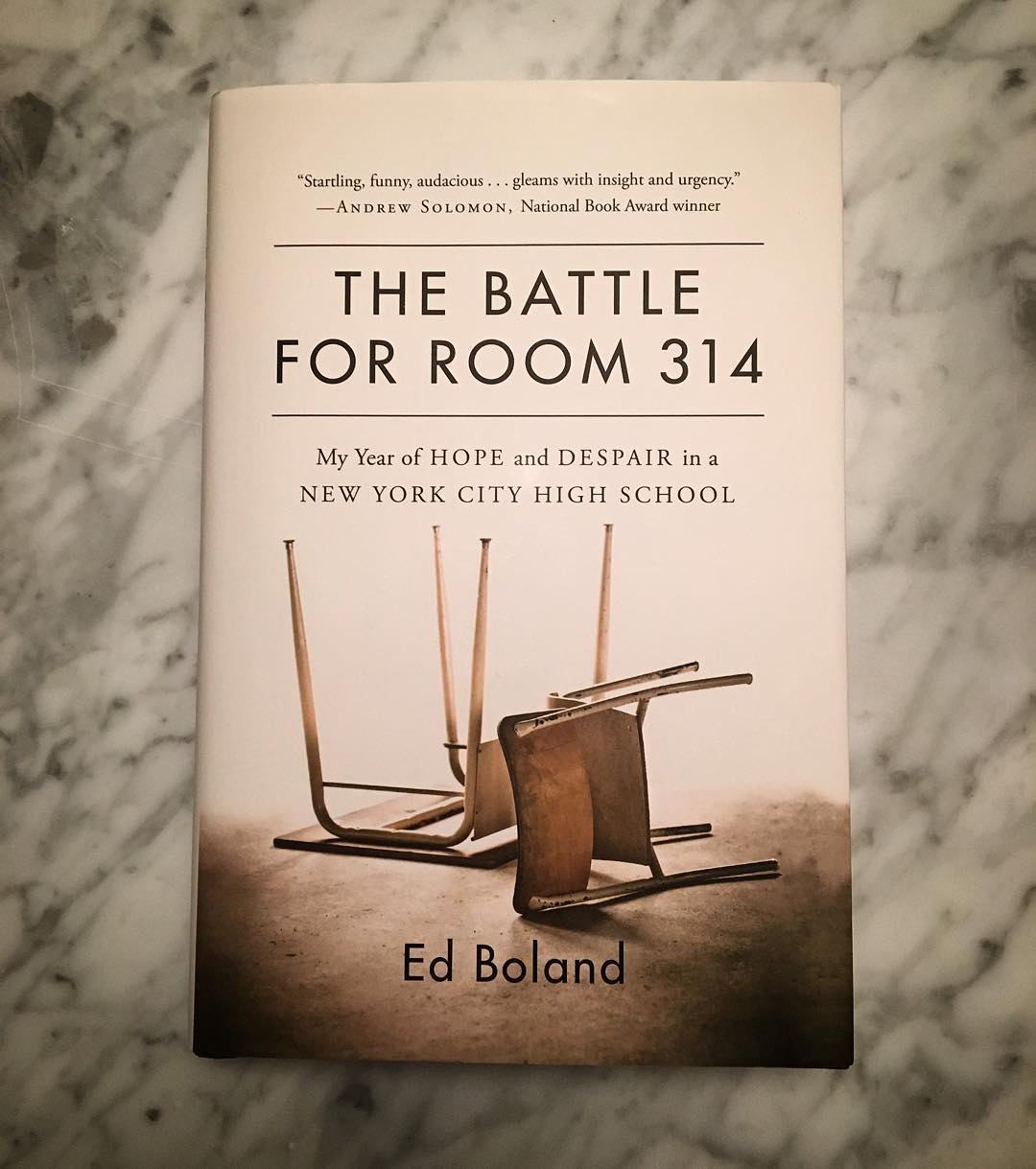 This powerful #memoir about #teaching in #NYC #publicschool, #thebattleforroom314, just came out today from my husband, @eddiemgbol, @hachettebooks, @grandcentralpub. You can find it here: http://www.amazon.com/The-Battle-Room-314-Despair/dp/1455560618
