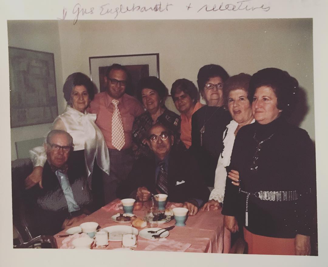 Studies in #jewishhair w/ Grandma Gus and #relatives in #Schenectady #1960s